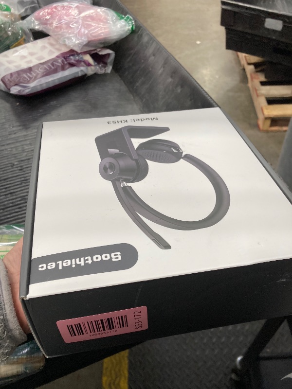 Photo 1 of (Upgraded Version) Wireless Headset, Bluetooth Headset with Noise Cancelling Microphone, Best Headphones with Mic Mute & USB Dongle for PC/Computer/Laptop/Cell Phones/Remote Work/Call Center