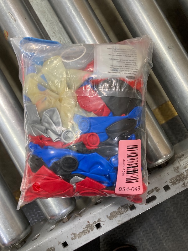 Photo 1 of 162Pcs Black Red and Blue Balloon Arch Garland Kit, Spider Theme Party Decorations with Star Foil Balloons Happy Birthday Banner for Man Boy Kids Spider Baby Shower Birthday Party Decor Supplies