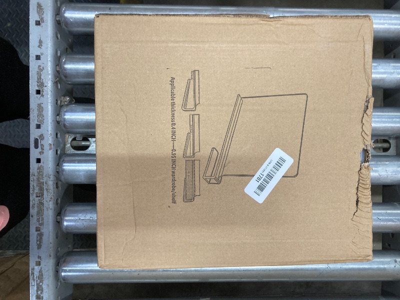 Photo 1 of 12 Pack Acrylic Shelf Dividers, Clear Shelf Divider for Closet Organization, Closet Shelf Separators for Clothes/Purses, Wood Shelves Organizers in Bedroom, Kitchen, Office, Cabinets, Bathroom Storage