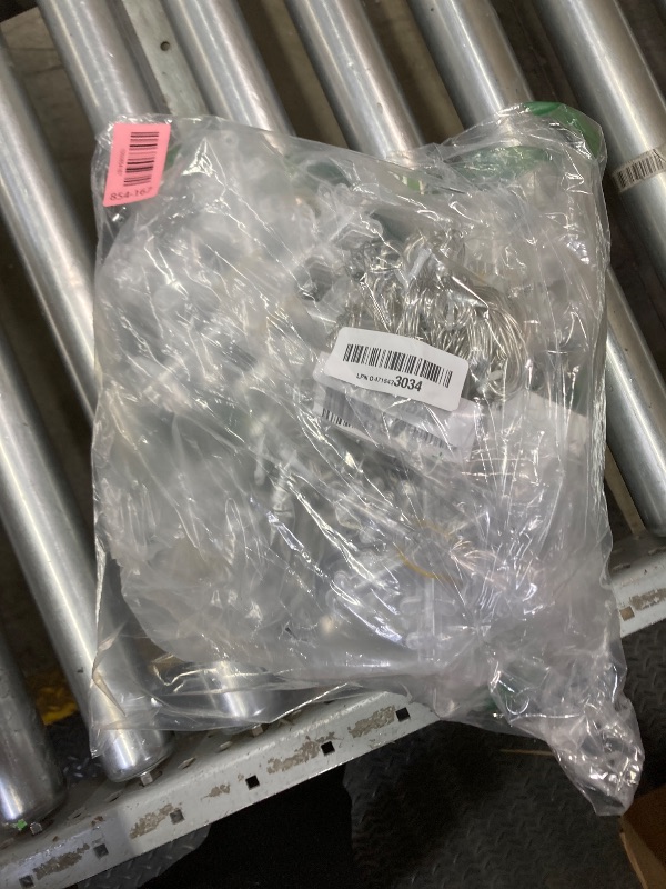 Photo 1 of 16.4 Ft Christmas Snowflake Window Lights, Hanging Christmas Curtain Lights Outdoor 288 LED with 24 Drops, 8 Modes Cool White Snowflake Decorations for Holiday Window Decorations,Yard, Curtain, Party