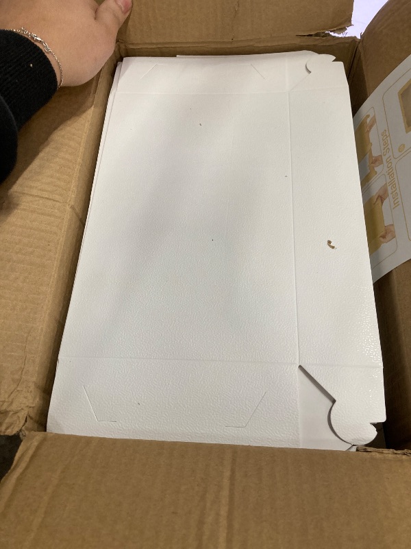 Photo 1 of ** 2 boxes**SLShePack 50 Pack 9 ½" x 6" x 2" Cookies Macaron Boxes for 12, Bakery Cakesicle Chocolate Covered Strawberries Boxes with Window Ore Cocoa Bombs Pastry Chocolate Boxes