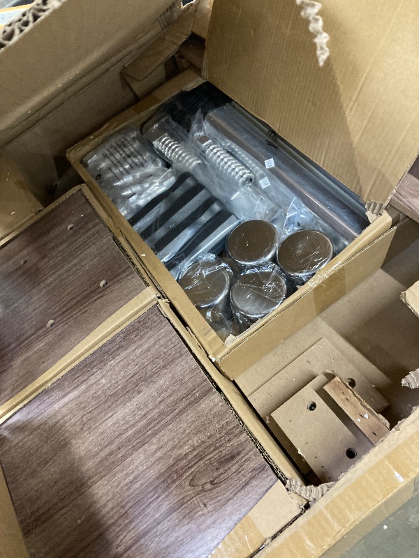 Photo 1 of **DAMAGED PARTS**Hathaway Driftwood 56 inch Foosball Table Adult Size for Family Rec Room - With Smooth Playfield, Weighted Players, Dual Abacus Scoring, Auto Ball Return, Sturdy Leg Levelers & Foosball Balls