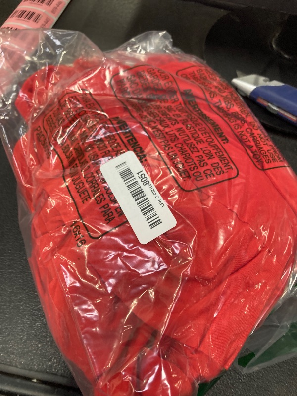 Photo 1 of 1 Pack Red Table Clothes for 4 Foot Rectangle Tables, Wrinkle Resistant Stretch Spandex Table Covers Fitted Tablecloth with Skirt for Valentines Wedding Birthday Party Event Banquet