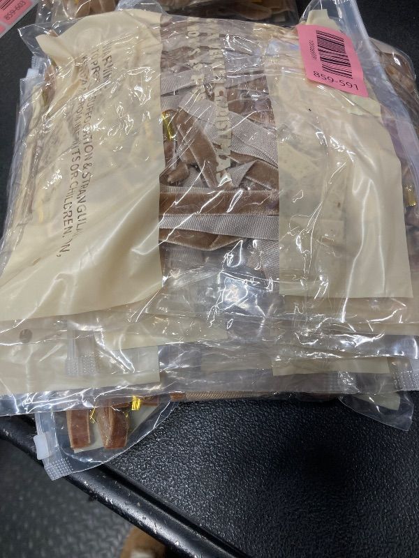 Photo 1 of 10 OF Pack Velvet Christmas Tree Bows - Vintage Ribbon Bows Ornaments for Tree Garland Wreath Indoor Xmas Decorations (5 x 7 Inch, Width of 3/8'', Camel)