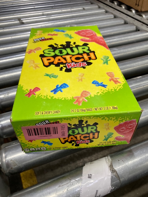 Photo 1 of ***BB JAN 19, 2026***SOUR PATCH KIDS Soft & Chewy Candy, Bulk Candy, 24 - 2 oz Bags