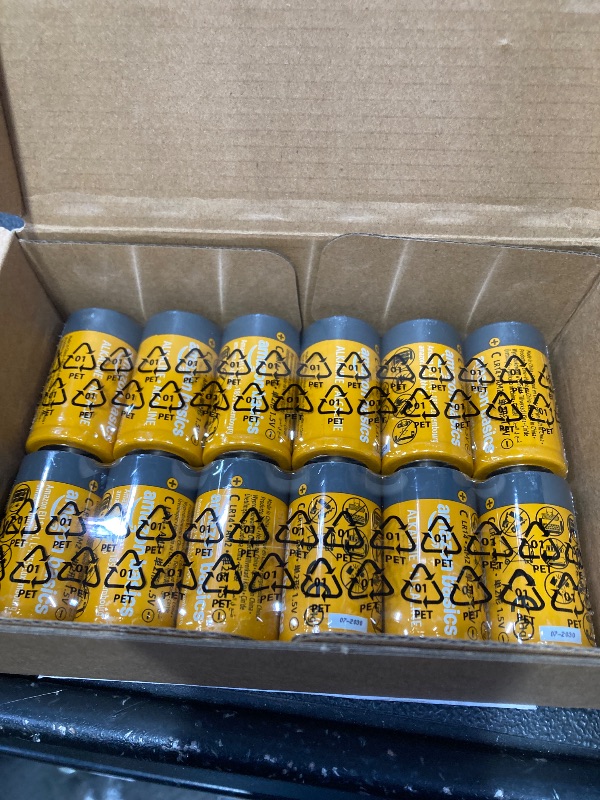 Photo 1 of **ONLY 12 BATTERIES***Amazon Basics 24-Pack C Cell Alkaline All-Purpose Batteries, 1.5 Volt, 5-Year Shelf Life