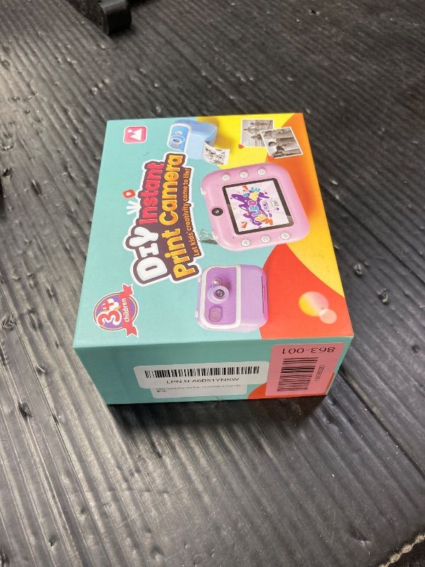 Photo 1 of ***WHAT YOU SEE IS EVERYTHING INCLUDED*NOTHING ELSE***Instant Camera, Front Rear Dual Selfie Kids Camera with 1080P Videos, Holiday Birthday Gifts for Kids Age 3-12, Toddler Portable Travel Print Digital Camera Toy for 4 5 6 7 8 9 Year Boys Girls***WHAT Y