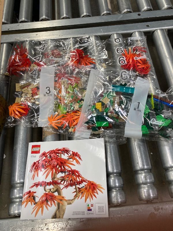 Photo 1 of **BOX HAS DAMAGE**LEGO Botanicals Japanese Red Maple Bonsai Tree Building Kit for Adults 18+ - Unique Home Decor DIY for Room or Office - Housewarming Gift Idea - Plant for Desk or Bookshelf- 10348