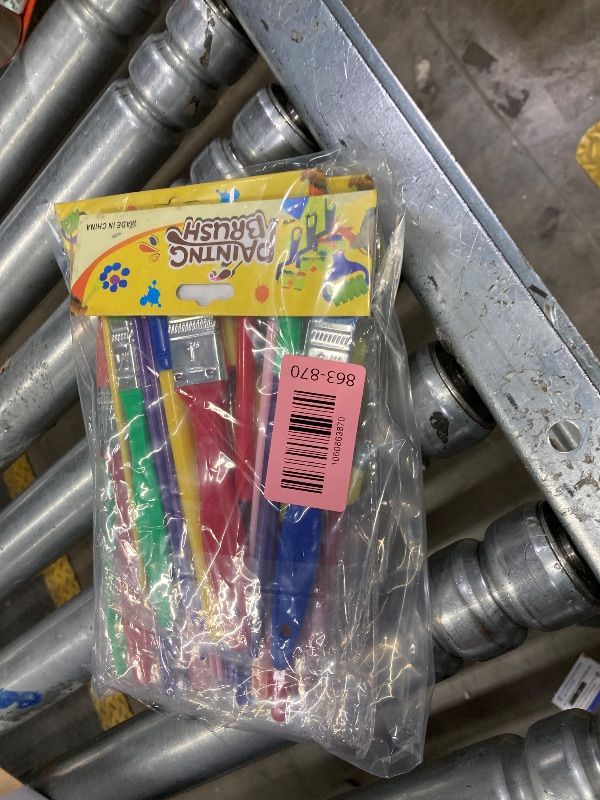 Photo 1 of **THIS IS FOR FOUR PACKS****DOITOOL 15-Piece Washable Paintbrush Set for Boys and Girls Educational Graffiti Painting Tools Easy to Clean Doodle Brushes for Art Projects for Craft and Watercolor Use Random Color**4 PACKS**