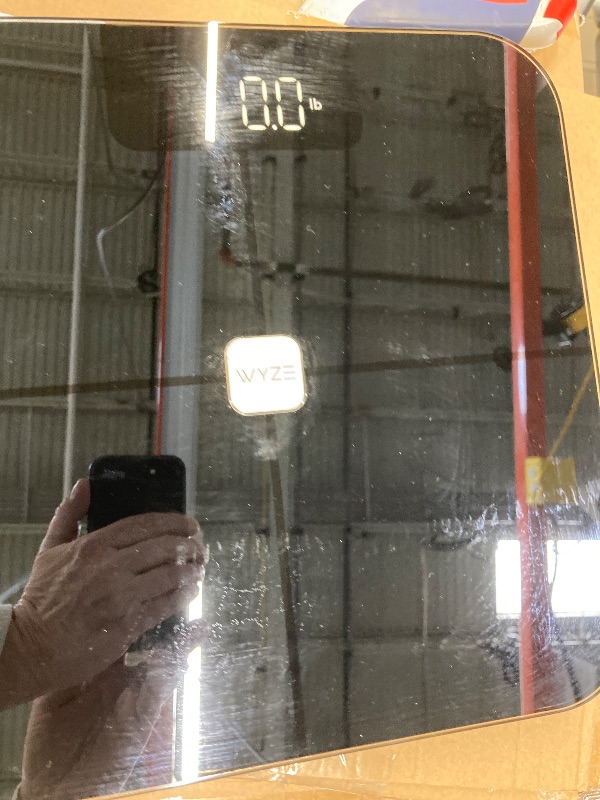 Photo 1 of **NO BOX***Wyze WHSCL1 Smart Scale Body Fat Digital WiFi Scale and Weight Composition Wireless Black