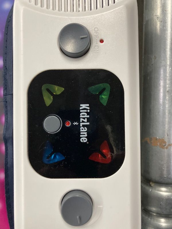 Photo 1 of **BOX HAS DAMAGE**Kidzlane Light Up DJ Dance Mat for Kids - Bluetooth & AUX Compatible - 3 Fun Arcade Games - Adjustable Volume - Detachable Top Mats with Discoball & Speaker Motives - Durable Plastic - Multi-Color