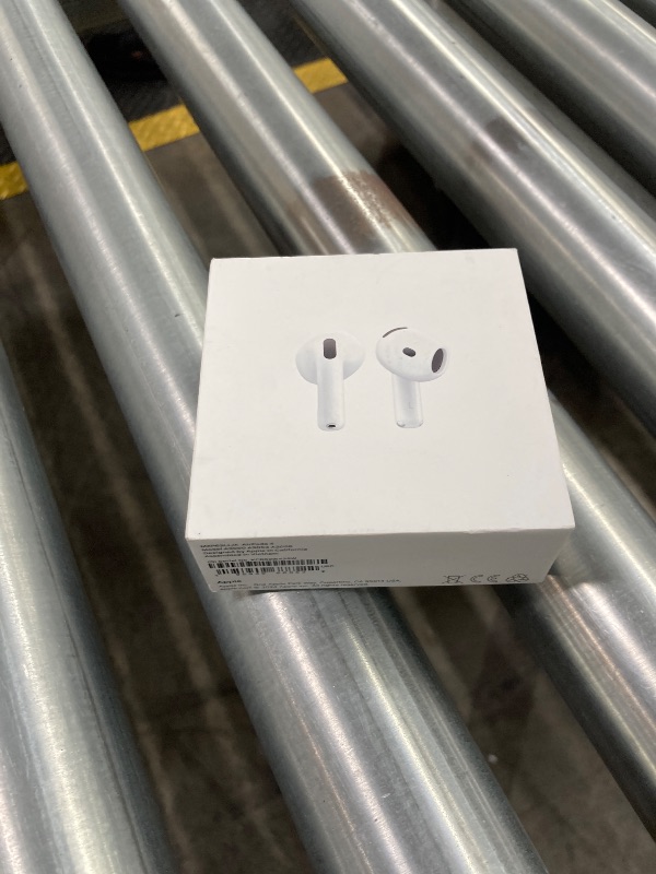 Photo 1 of **factory sealed, its not permitted to Return, Not Refund**Apple AirPods 4 Wireless Earbuds, Bluetooth Headphones, Personalized Spatial Audio, Sweat and Water Resistant, USB-C Charging Case, H2 Chip, Up to 30 Hours of Battery Life, Effortless Setup for iP