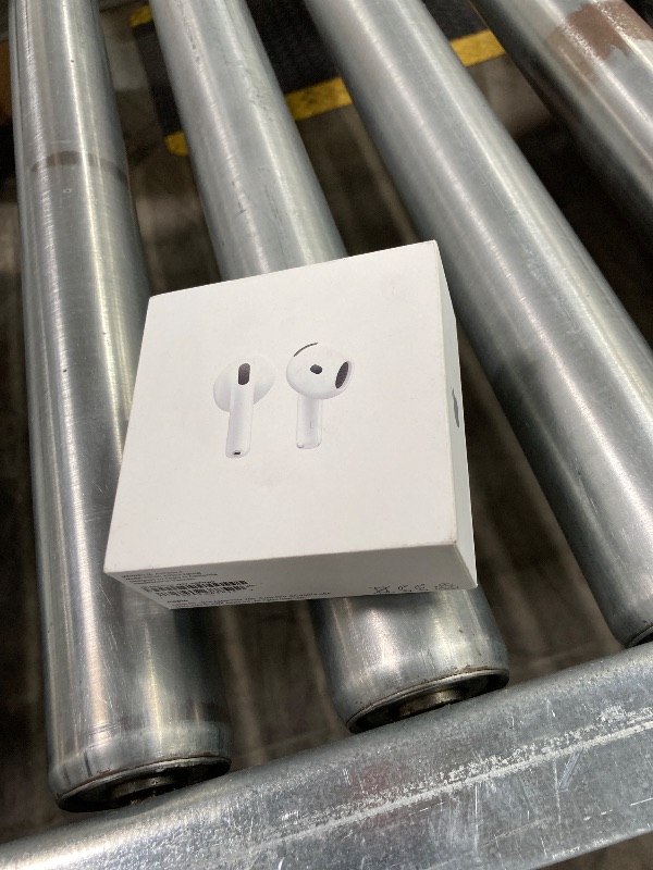 Photo 1 of **Factory Sealed. its not permitted to Return, Not Refund**Apple AirPods 4 Wireless Earbuds, Bluetooth Headphones, Personalized Spatial Audio, Sweat and Water Resistant, USB-C Charging Case, H2 Chip, Up to 30 Hours of Battery Life, Effortless Setup for iP
