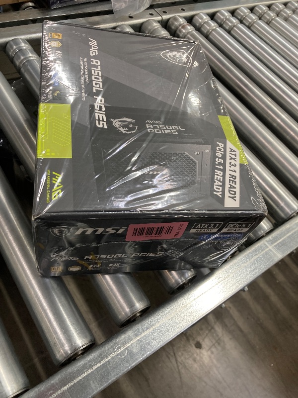 Photo 1 of **Factory Sealed, its not permitted to Return, Not Refund**MSI MAG A750GL PCIE5, Fully Modular Compact Gaming 750W Power Supply, 80+ Gold, ATX 3.1 & PCIe 5.1 Ready, Native Dual-Color 12V-2x6 Cable, 10 Year Warranty