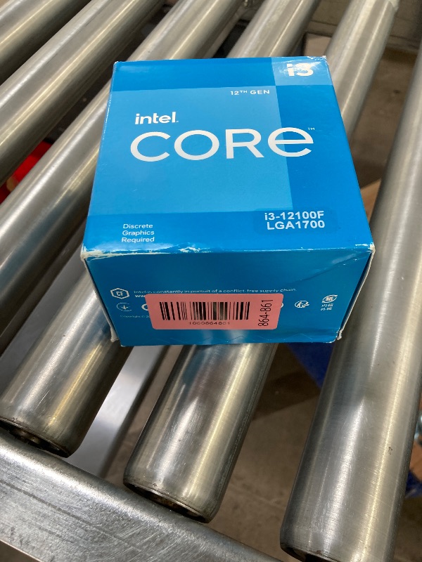 Photo 1 of **Factory Sealed, its not permitted to Return, Not Refund**Intel® Core™ 12th Gen i3-12100F desktop processor, featuring PCIe Gen 5.0 & 4.0 support, DDR5 and DDR4 support. Discrete graphics required.
