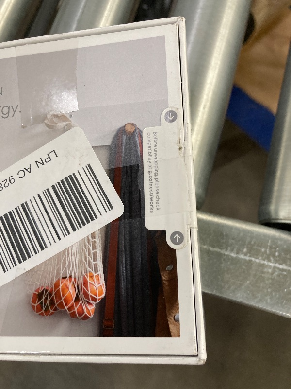 Photo 1 of **Factory Sealed, its not permitted to Return, Not Refund**Google Nest Thermostat - Smart Thermostat for Home - Programmable Wifi Thermostat - Snow