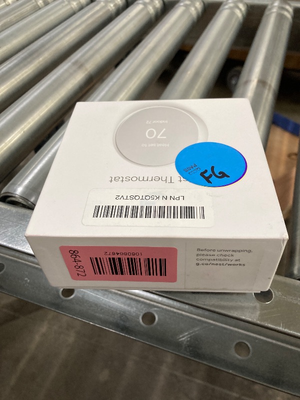 Photo 1 of **Factory Sealed, its not permitted to Return, Not Refund**Google Nest Thermostat - Smart Thermostat for Home - Programmable Wifi Thermostat - Snow