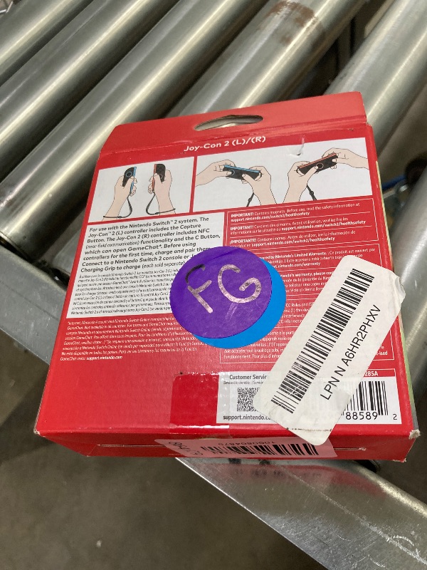 Photo 1 of **Factory Sealed, its not permitted to Return, Not Refund**Nintendo Joy-Con 2 (L)/(R) Light Blue/Light Red