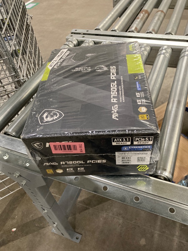 Photo 1 of **Factory Sealed, its not permitted to Return, Not Refund**MSI MAG A750GL PCIE5, Fully Modular Compact Gaming 750W Power Supply, 80+ Gold, ATX 3.1 & PCIe 5.1 Ready, Native Dual-Color 12V-2x6 Cable, 10 Year Warranty