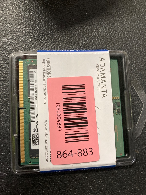Photo 1 of **Factory Sealed, its not permitted to Return, Not Refund**Adamanta 16GB (2x8GB) Compatible with Intel NUC 13 NUC13RNGi9 DDR5 4800MHz PC5-38400 SODIMM 1Rx16 CL40 1.1v 262 Pin Laptop Notebook Memory Module Upgrade RAM