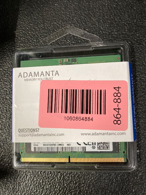 Photo 1 of **Factory Sealed, its not permitted to Return, Not Refund**Adamanta 16GB (2x8GB) Compatible with Intel NUC 13 NUC13RNGi9 DDR5 4800MHz PC5-38400 SODIMM 1Rx16 CL40 1.1v 262 Pin Laptop Notebook Memory Module Upgrade RAM