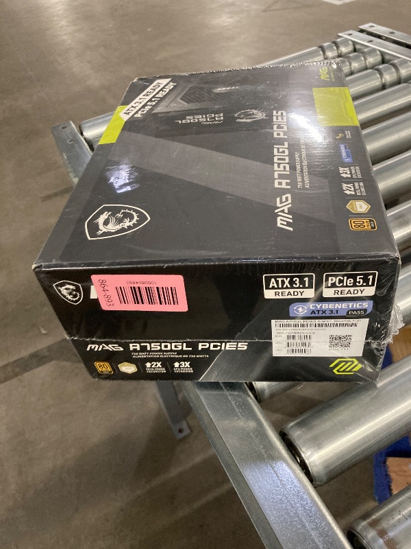 Photo 1 of **Factory Sealed, its not permitted Return, Not Refund**MSI MAG A750GL PCIE5, Fully Modular Compact Gaming 750W Power Supply, 80+ Gold, ATX 3.1 & PCIe 5.1 Ready, Native Dual-Color 12V-2x6 Cable, 10 Year Warranty