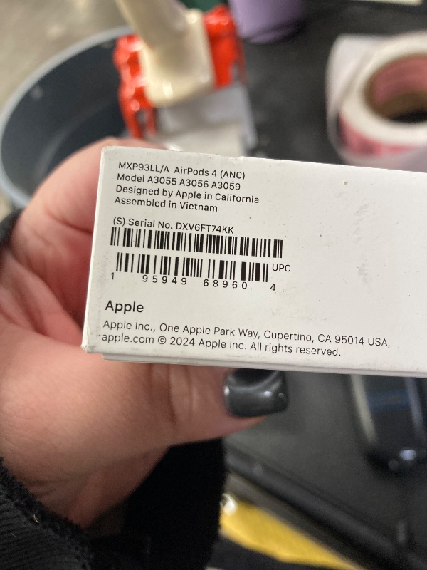 Photo 1 of ***********FACTORY SEALED, NO RETURNS, NO REFUNDS IF OPENED ********Apple AirPods 4 Wireless Earbuds, Bluetooth Headphones, with Active Noise Cancellation, Adaptive, Transparency Mode, Personalized Spatial Audio, USB-C Charging Case, Wireless Charging, H2