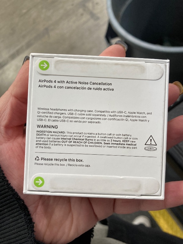 Photo 1 of ***********FACTORY SEALED, NO RETURNS, NO REFUNDS IF OPENED ********Apple AirPods 4 Wireless Earbuds, Bluetooth Headphones, with Active Noise Cancellation, Adaptive, Transparency Mode, Personalized Spatial Audio, USB-C Charging Case, Wireless Charging, H2