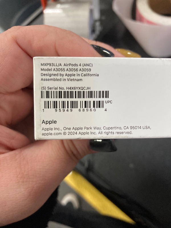 Photo 1 of ***********FACTORY SEALED, NO RETURNS, NO REFUNDS IF OPENED ********Apple AirPods 4 Wireless Earbuds, Bluetooth Headphones, with Active Noise Cancellation, Adaptive, Transparency Mode, Personalized Spatial Audio, USB-C Charging Case, Wireless Charging, H2
