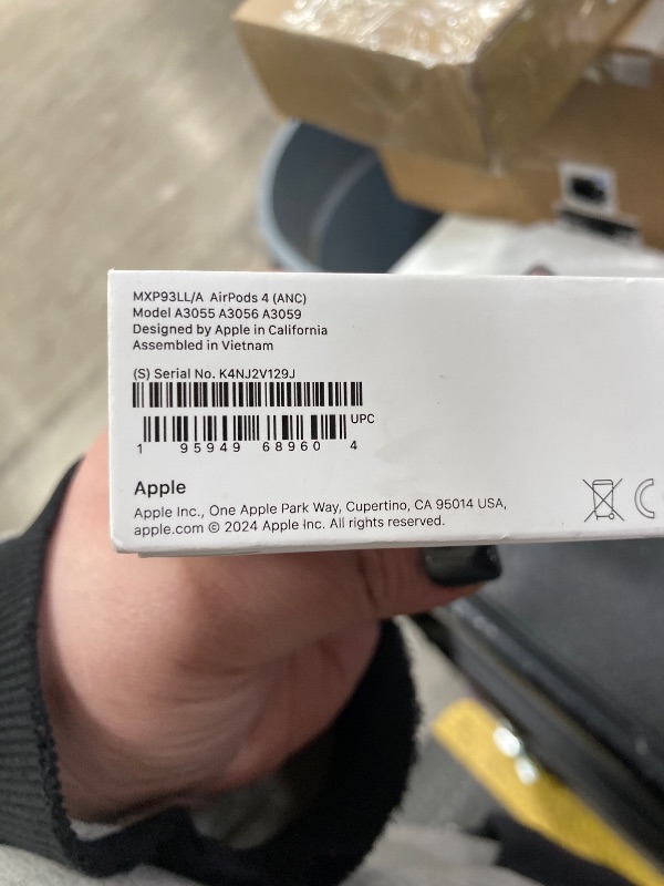 Photo 1 of *** FACTORY SEALED, NO RETURNS , NO REFUNDS IF OPENED *** Apple AirPods 4 Wireless Earbuds, Bluetooth Headphones, with Active Noise Cancellation, Adaptive, Transparency Mode, Personalized Spatial Audio, USB-C Charging Case, Wireless Charging, H2 Chip