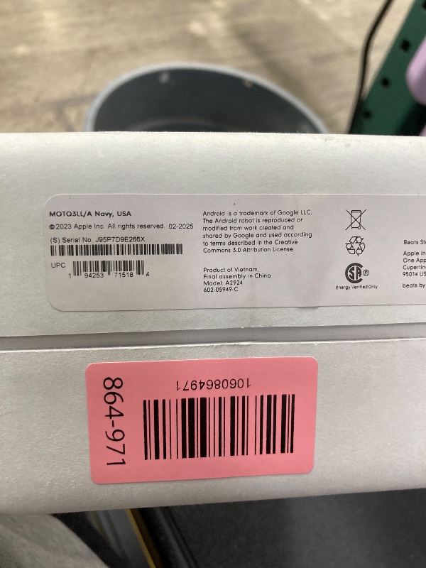 Photo 1 of *** FACTORY SEALED, NO RETURNS , NO REFUNDS IF OPENED ***Beats Studio Pro - Premium Wireless Over-Ear Headphones- Up to 40-Hour Battery Life, Active Noise Cancelling, USB-C Lossless Audio, Apple & Android Compatible - Navy