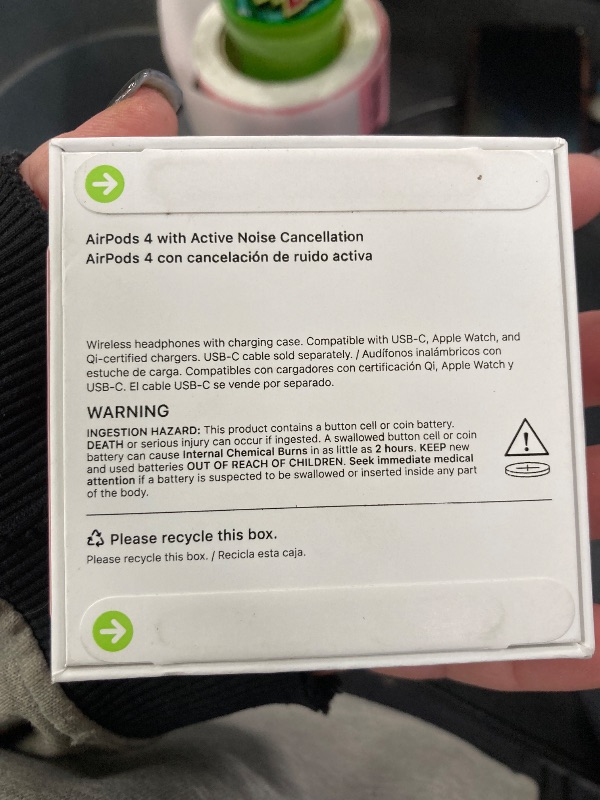 Photo 1 of *** FACTORY SEALED, NO RETURNS , NO REFUNDS IF OPENED *** Apple AirPods 4 Wireless Earbuds, Bluetooth Headphones, with Active Noise Cancellation, Adaptive, Transparency Mode, Personalized Spatial Audio, USB-C Charging Case, Wireless Charging, H2 Chip