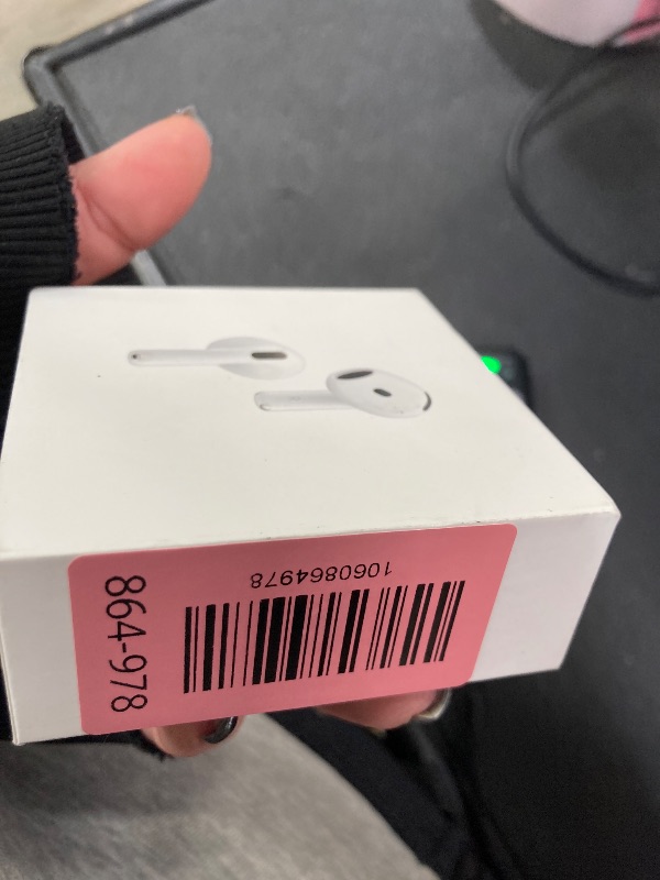 Photo 1 of *** FACTORY SEALED, NO RETURNS , NO REFUNDS IF OPENED *** Apple AirPods 4 Wireless Earbuds, Bluetooth Headphones, with Active Noise Cancellation, Adaptive, Transparency Mode, Personalized Spatial Audio, USB-C Charging Case, Wireless Charging, H2 Chip