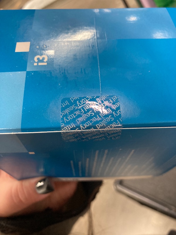 Photo 1 of *** FACTORY SEALED, NO RETURNS , NO REFUNDS IF OPENED *** Intel® Core™ 12th Gen i3-12100F desktop processor, featuring PCIe Gen 5.0 & 4.0 support, DDR5 and DDR4 support. Discrete graphics required.