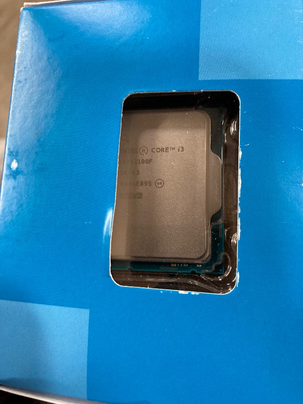 Photo 1 of *** FACTORY SEALED, NO RETURNS , NO REFUNDS IF OPENED *** Intel® Core™ 12th Gen i3-12100F desktop processor, featuring PCIe Gen 5.0 & 4.0 support, DDR5 and DDR4 support. Discrete graphics required.