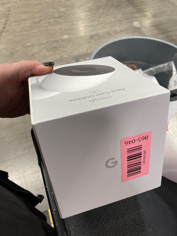 Photo 1 of ***FACTORY SEALED, NO RETURNS NO REFUNDS IF OPENED*** Google Nest Cam Outdoor (Wired, 2nd Gen) - Security Camera with 2K Video and Gemini, Night Vision, 2-Way Audio - Works with Google Home - 2025 Model - Snow