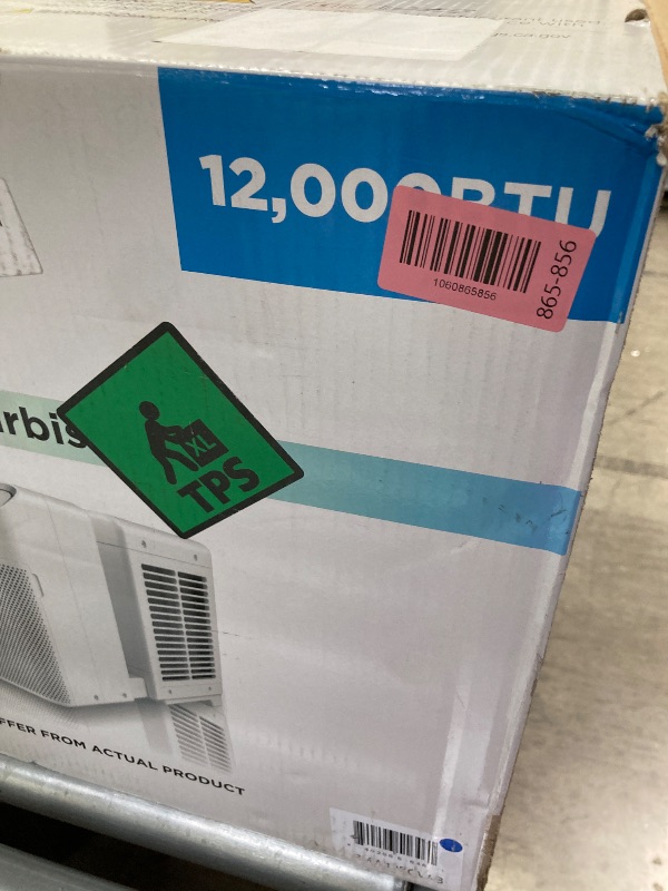 Photo 1 of **PARTS ONLY***Midea 12,000 BTU U-Shaped Smart Inverter Window Air Conditioner–Cools up to 550 Sq. Ft., Ultra Quiet with Open Window Flexibility, Compatible with Alexa/Google Assistant, 35% Energy Savings (Renewed)