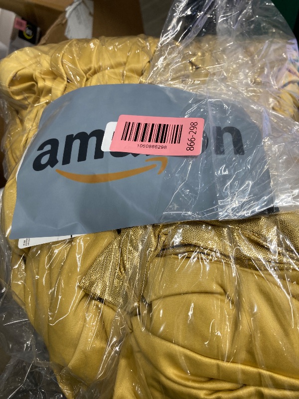 Photo 1 of 10ftx12ft Shimmer Gold Backdrop Curtain for Parties, Wrinkle Free Thick Sequin Backdrop Drapes, 2 Panels 5x12ft Shimmer Photo Back Drop Cloth for Wedding Birthday Photography Background