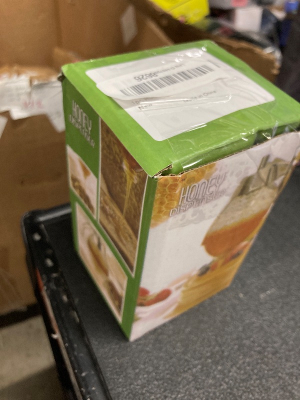 Photo 1 of 1pc, Plastic Honey Jar, Honey Container, Creative KitchenPress-type Honey Jar, Bee Drip Dispenser Kettle, SyrupFunnel Pot, Honey Storage Pot, Juice Syrup CupKitchen Accessories, Kitchen Decor