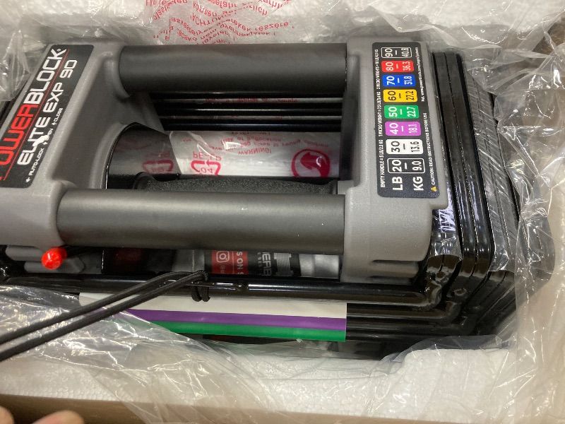 Photo 1 of ***1 DUMBELL ONLY INCLUDED***PowerBlock Elite EXP Adjustable Dumbbells,Dumbbells, Durable Steel Build, Innovative Workout Equipment, All-in-One Dumbbell, Expandable with Expansion Kits***1 DUMBELL ONLY INCLUDED***