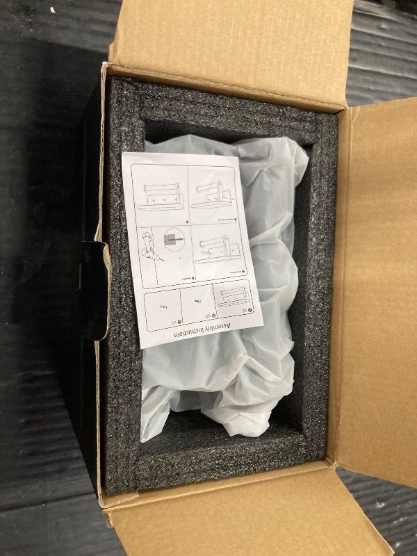 Photo 1 of ***HRDWARE NOT INCLUDED***Gypie Marble Toilet Paper Holder with Shelf, 304 Stainless Steel Screw Wall Mounted, Tissue Roll Holder for Bathroom Washroom Matte Black***HRDWARE NOT INCLUDED***