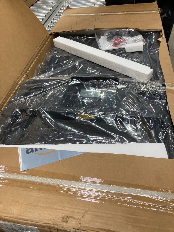 Photo 1 of **DAMAGED GROUND/ERROR CODE***Treadmill with Handles, 2025 Upgraded Small Treadmills Home, Portable Electric Treadmills for Home 300 lbs Capacity,Walking Pad Treadmill,Lightweight Folding Foldable Walking Pad with LED Display