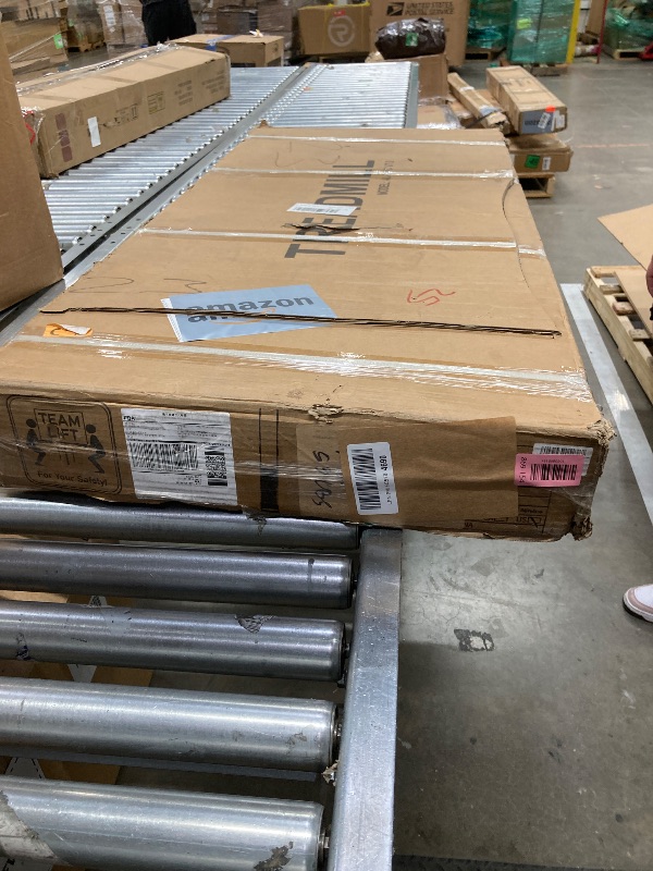 Photo 1 of **DAMAGED GROUND/ERROR CODE***Treadmill with Handles, 2025 Upgraded Small Treadmills Home, Portable Electric Treadmills for Home 300 lbs Capacity,Walking Pad Treadmill,Lightweight Folding Foldable Walking Pad with LED Display