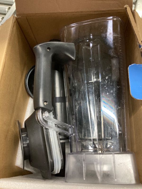 Photo 1 of **PARTS ONLY***PRASKY Countertop Blender, 2-in-1 Professional Blender, 68oz Capacity 1000W 6 Speeds Blender for Kitchen with 25oz to-go Cup (Black)