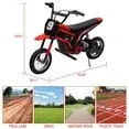Photo 1 of **MISSING PARTS**Sakiyr 24V Electric Dirt Bike for Kids,Ride On Motorcycle Car with Powered 350W Brushless Motor for Boys and Girls,Max Speed 15MPH?2-Speeds,Max Weight 135 Lbs