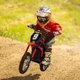 Photo 1 of **MISSING PARTS**Sakiyr 24V Electric Dirt Bike for Kids,Ride On Motorcycle Car with Powered 350W Brushless Motor for Boys and Girls,Max Speed 15MPH?2-Speeds,Max Weight 135 Lbs