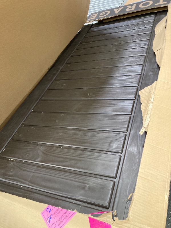 Photo 1 of ""TOP REPLACMENT ONLY"" Keter Westwood 150 Gallon Resin Large Outdoor Storage Box for Patio Furniture