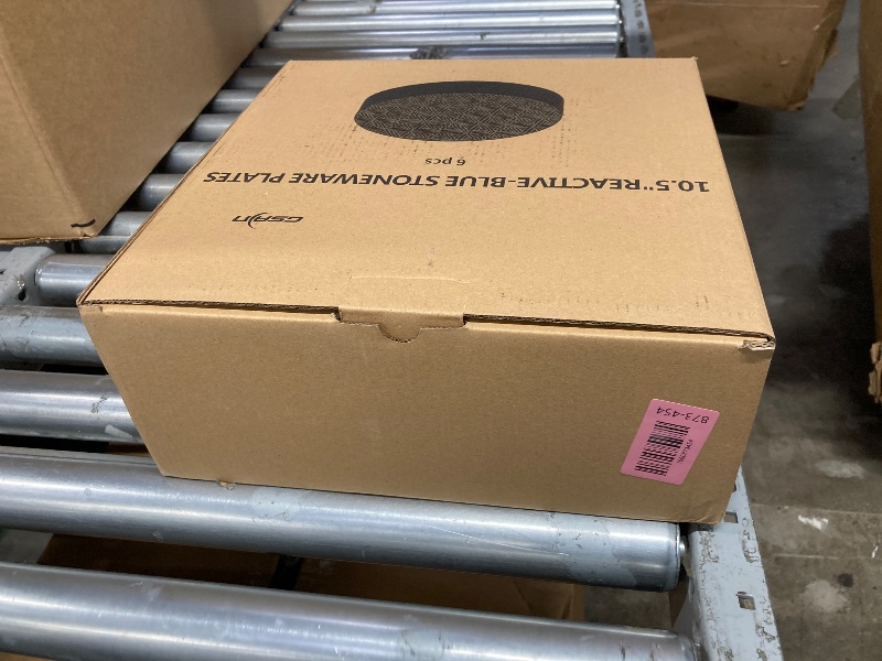 Photo 1 of 10.5” Stoneware Coupe Dinner Plates with Reactive Glaze Finish, Dishwasher Microwave Oven Safe, Ceramic and Round, Perfect for Salad, Dessert, Steak, Pasta (set of 6) (10.5" reactive glaze plates)