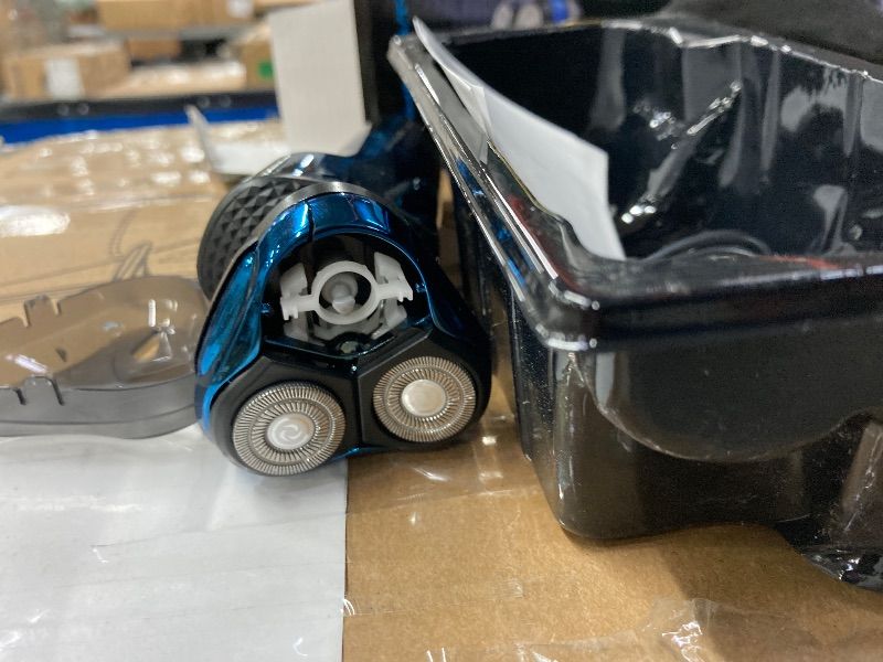 Photo 1 of **PARTS ONLY**PHXCHAM Electric Razor for Men, Rechargeable Waterproof Men Electric Shaver, Wet & Dry Shaving with Cordless Beard, Nose Hair Trimmer, 1 Hour Fast Charging (Blue)