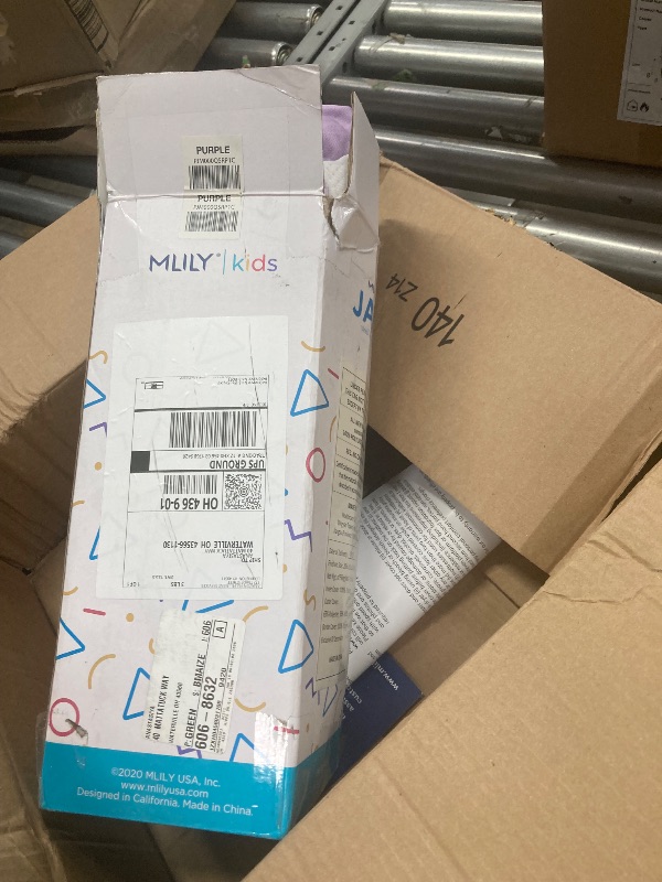 Photo 1 of +MLILY Kids Pillow for Sleeping, Adjustable Kids Memory Foam Pillow for Bed Set, Breathable and Soft Pillows for Kids Boy Girl, CertiPUR-US Certified, 12x20 Inch, Purple
